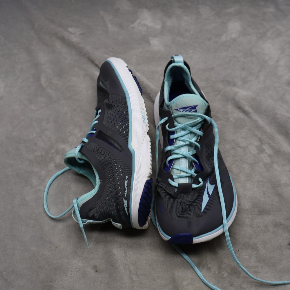 Altra Womens 9 Kayenta Running Shoes Blue Lightweight Zero Drop Cushioned Jog